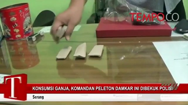 Konsumsi Ganja, Komandan Peleton Damkar Ini Dibekuk Polisi