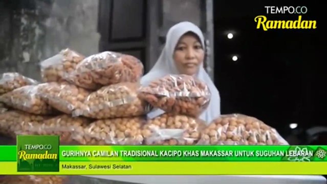 Gurihnya Camilan Tradisional Kacipo Khas Makassar Untuk Suguhan Lebaran