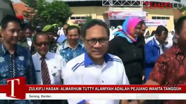 Ketua MPR Zulkifli Hasan: Tuty Alawiyah Adalah Pejuang Wanita Tangguh