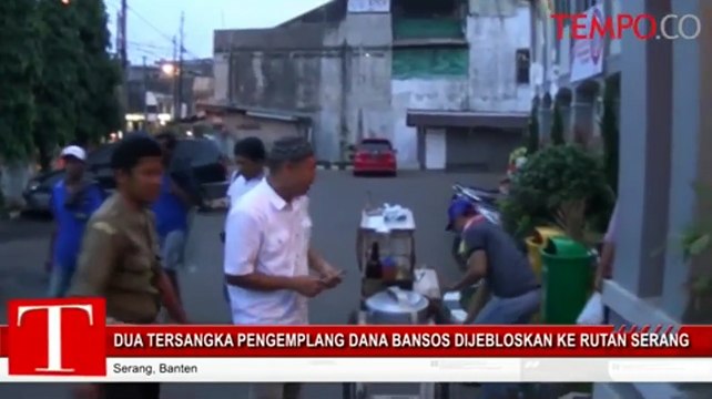Dua Tersangka Pengemplang Dana Bansos Pemprov Banten Dijebloskan Ke Rutan Serang