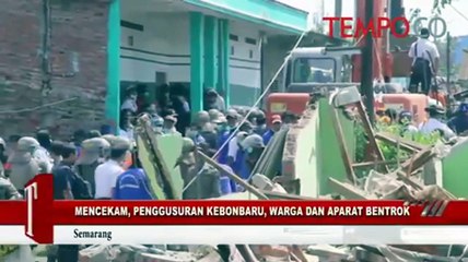 Mencekam, Penggusuran Kebonharjo, Warga dan Aparat Bentrok