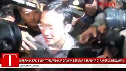 Diperiksa KPK, Sunny Ditanya Perannya di Raperda Reklamasi