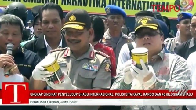 Bongkar Sindikat Internasional, Polisi Sita Kapal Kargo dan 40 Kg Sabu