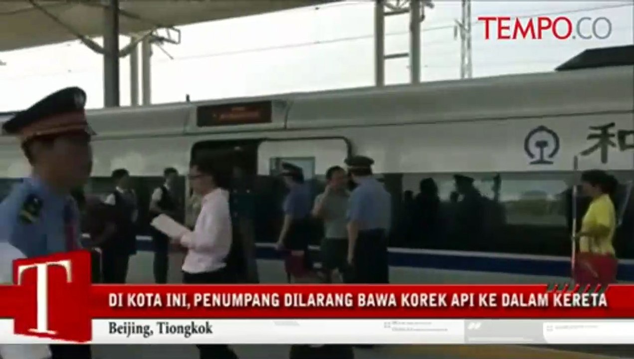 Di Kota Ini, Penumpang Dilarang Bawa Korek Api ke Dalam Kereta