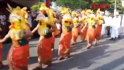 Pawai Ogoh-Ogoh di Kota Lama Ini Jadi Tontonan Warga