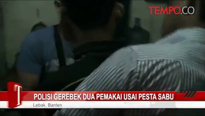 Polisi Gerebek Dua Pemakai Usai Pesta Sabu
