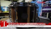 Drum Kayu Asli Indonesia Ini Laris di Mancanegara