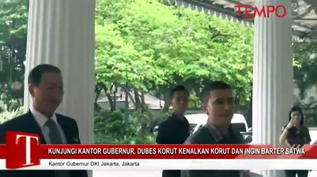 Kunjungi Gubernur DKI Jakarta, Dubes Korut Kenalkan Korut dan Ingin Barter Satwa
