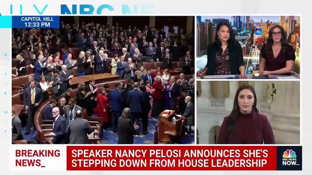 House Speaker Nancy Pelosi Announces She Will Step Down As Democratic Leader