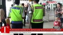 Polres Bandara Soekarno Hatta Libatkan Anjing Pelacak Untuk Amankan Arus Mudik