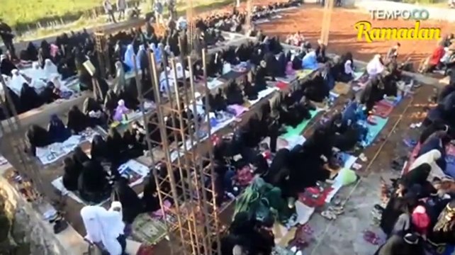 Jemaah An-Nadzir Gowa Sulawesi Selatan Salat Idul Fitri Hari Ini