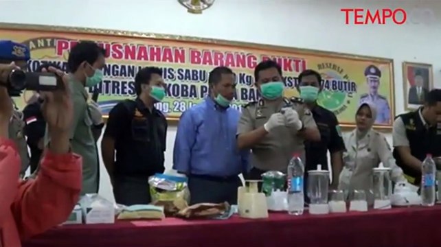 Polda Banten Musnahkan Sabu dan Ribuan Pil Ekstasi Asal Cina Senilai Rp 5 M