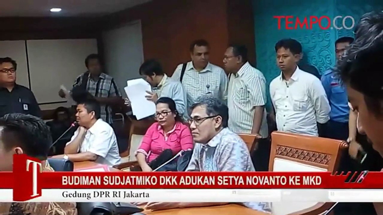 Budiman Sudjatmiko dkk Adukan Setya Novanto ke MKD