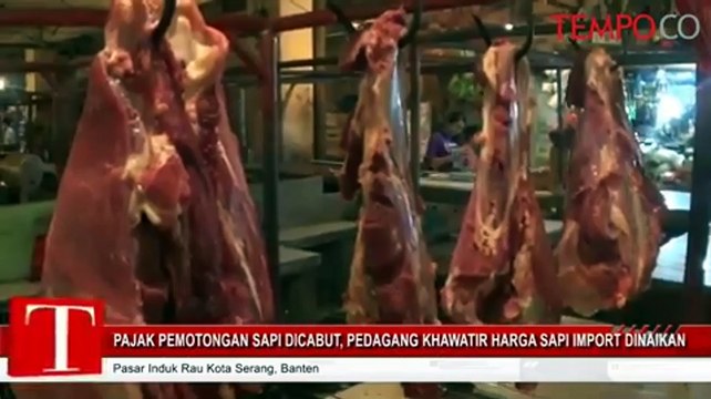 Pajak Pemotongan Sapi Dicabut, Pedagang Khawatir Harga Sapi Impor Dinaikkan