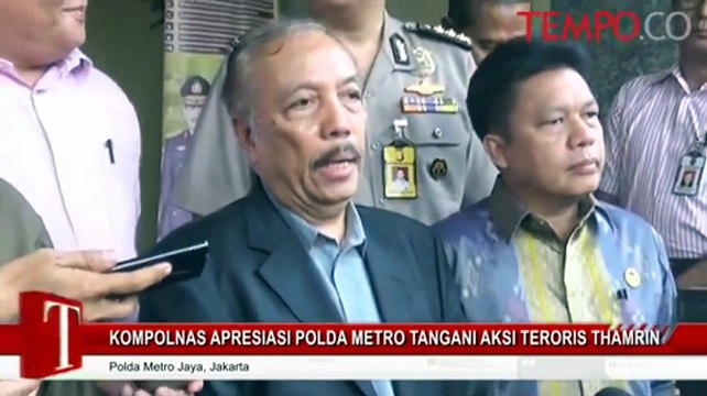 Kompolnas Apresiasi Polda Metro Jaya Tangani Aksi Teroris Thamrin