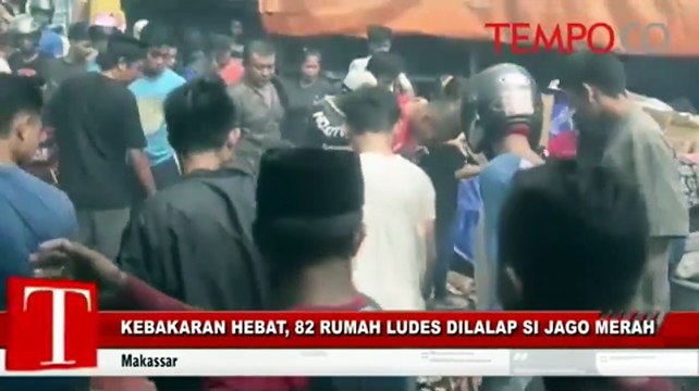 Kebakaran Hebat, 82 Rumah Ludes Dilalap si Jago Merah