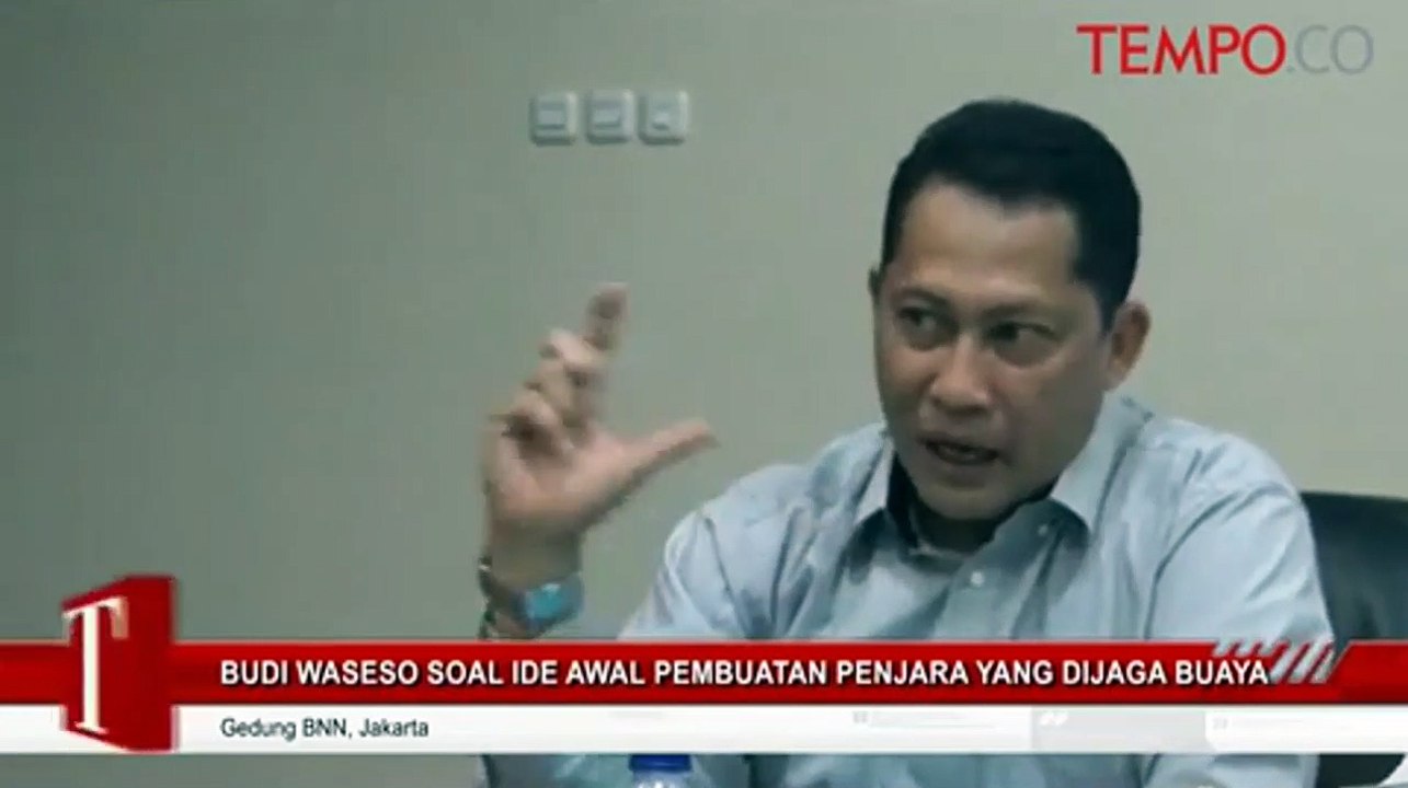 Budi Waseso soal Ide Awal Pembuatan Penjara yang Dijaga Buaya