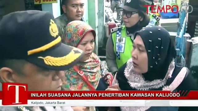 Inilah Suasana Jalannya Penertiban Kawasan Kalijodo