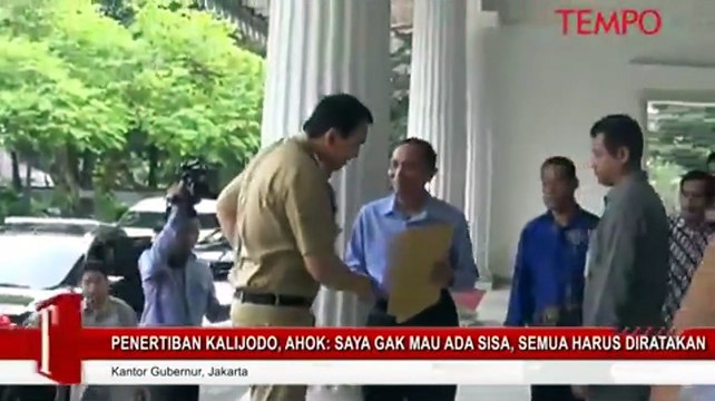 Penertiban Kalijodo; Ahok: Saya Gak Mau Ada yang Tersisa, Semua Harus Diratakan