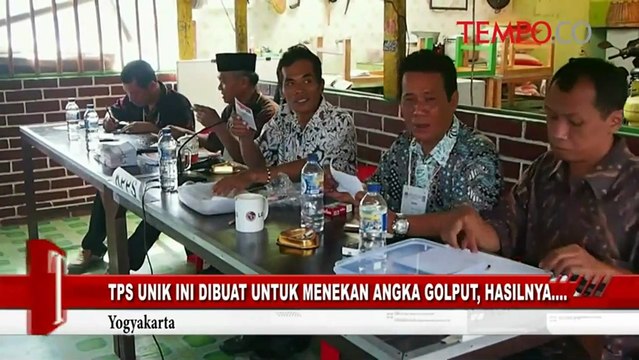 TPS Unik Ini Dibuat untuk Menekan Angka Golput, Hasilnya...