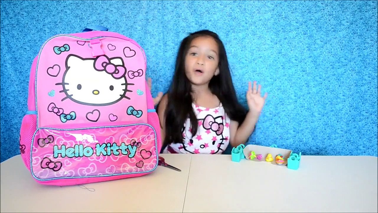 HELLO KITTY BACKPACK SURPRISE! Shopkins My Little Pony Littlest Pet Shop Mega Bloks Barbie Minions