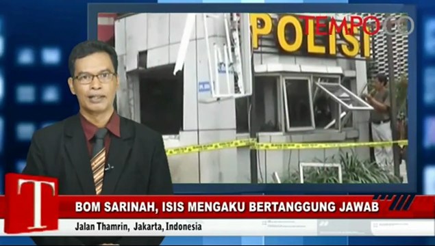 Bom Sarinah, ISIS Mengaku Bertanggung Jawab
