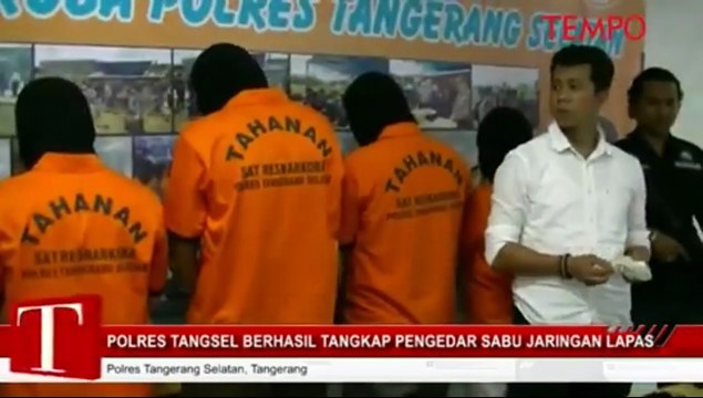 Polres Tangsel Tangkap Pengedar Sabu Jaringan Lapas