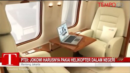PTDI: Jokowi Harusnya Pakai Helikopter Dalam Negeri