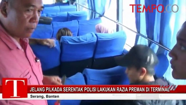 Jelang Pilkada Serentak, Polisi Lakukan Razia Preman