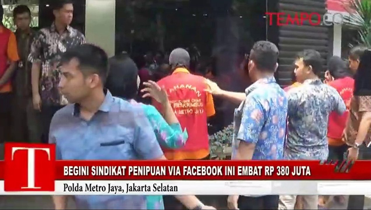 Begini Sindikat Penipuan Via Facebook Embat Rp 380 Juta Video Dailymotion