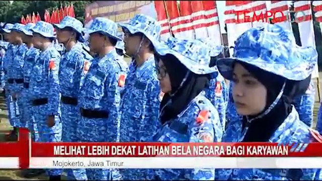Melihat Lebih Dekat Latihan Bela Negara Bagi Karyawan