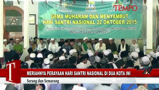Meriahnya Perayaan Hari Santri Nasional di Dua Kota Ini