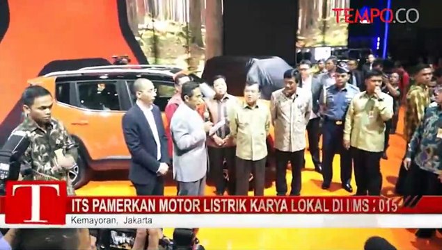 ITS Pamerkan Motor Listrik Karya Lokal di IIMS 2015