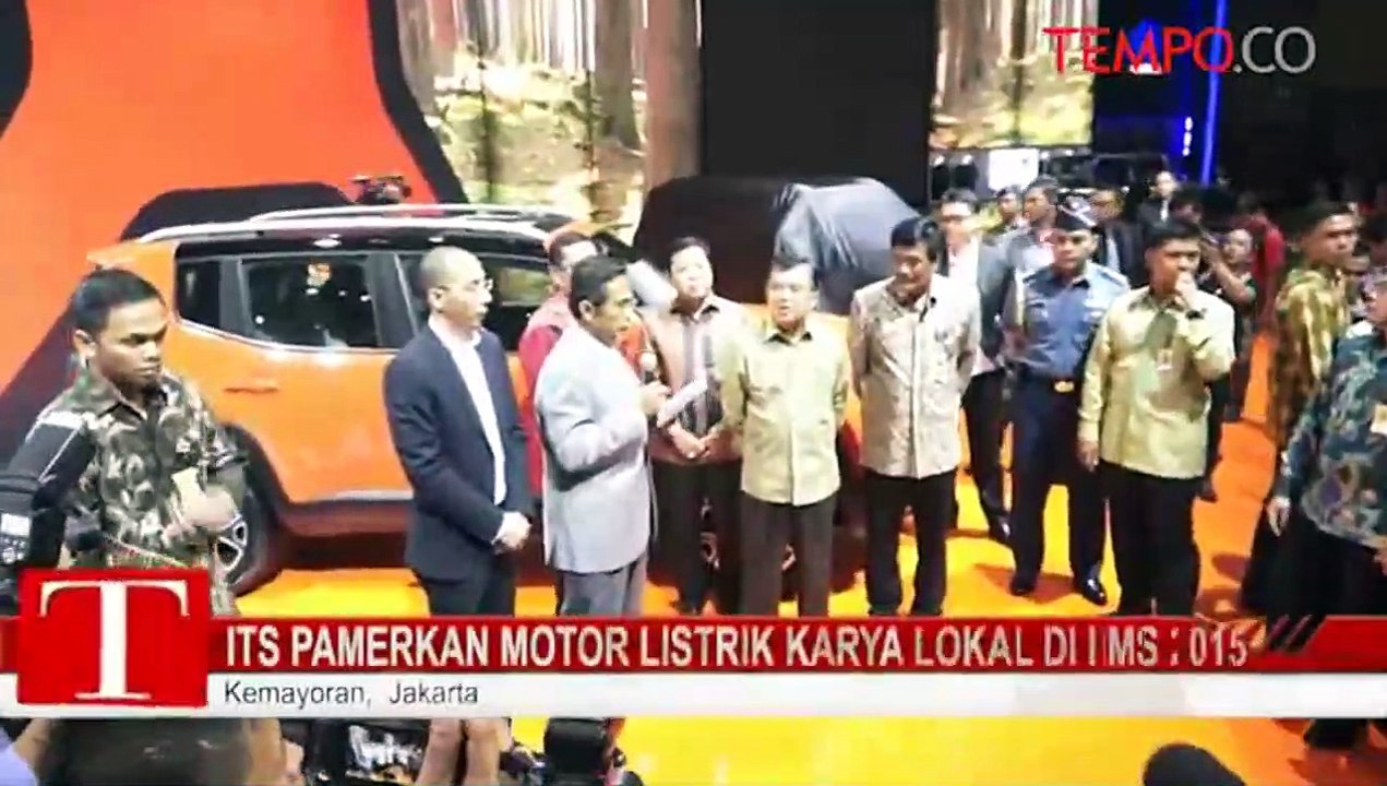 ITS Pamerkan Motor Listrik Karya Lokal di IIMS 2015