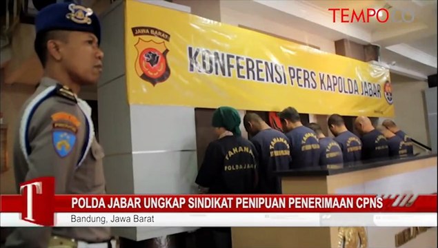 Polda Jabar Ungkap Sindikat Penipuan Penerimaan CPNS