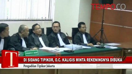 Di Sidang Tipikor, O.C. Kaligis Minta Rekeningnya Dibuka
