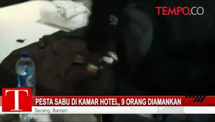 Pesta Sabu di Kamar Hotel, 9 Orang Diamankan