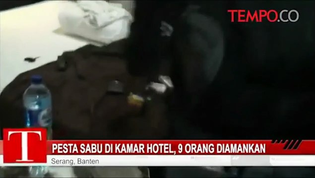 Pesta Sabu di Kamar Hotel, 9 Orang Diamankan