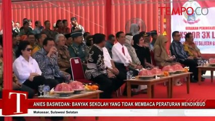 Menteri Anies: Banyak Sekolah Tidak Membaca Peraturan Mendikbud