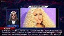Christina Aguilera Makes a Royalty Grand Entrance at 2022 Latin Grammys Red Carpet - 1breakingnews.c