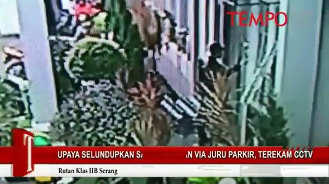 Upaya Selundupkan Sabu via Juru Parkir, Terekam CCTV