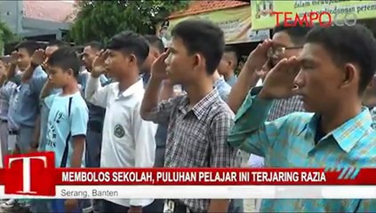 Membolos Sekolah, Puluhan Pelajar Ini Terjaring Razia