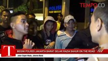 Polres Jakarta Barat Gelar Razia Sahur on The Road