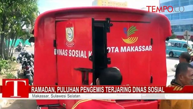 Ramadan, Puluhan Pengemis Terjaring Dinas Sosial
