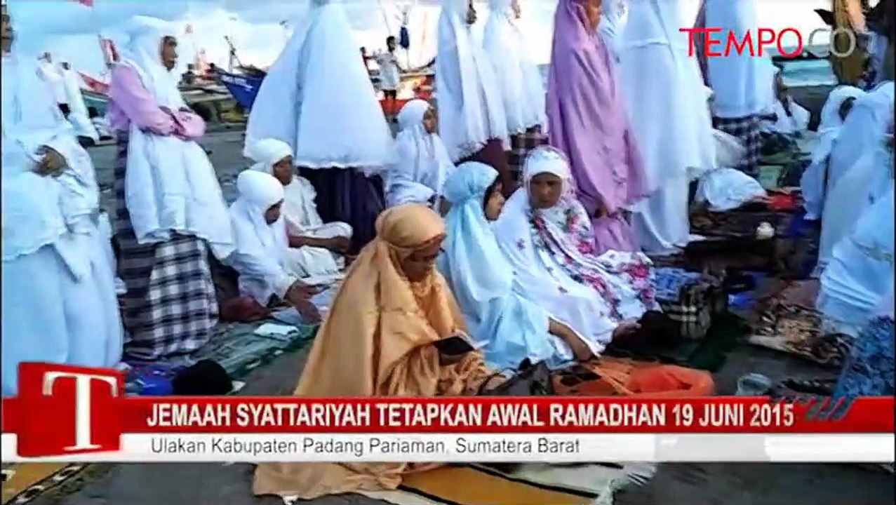 Jemaah Syattariyah Tetapkan Awal Ramadan 19 Juni 2015