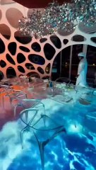 সমুদ্র সৈকতের কৃত্রিম ঢেউ এর রেস্টুরেন্ট Techshahin24