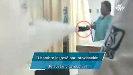 Con un extintor, hombre ataca a médicos y pacientes en el IMSS Saltillo