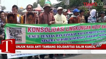 Unjuk Rasa Antitambang, Solidaritas untuk Salim Kancil