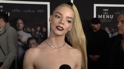 The Menu New York Premiere Anya Taylor Joy Interview