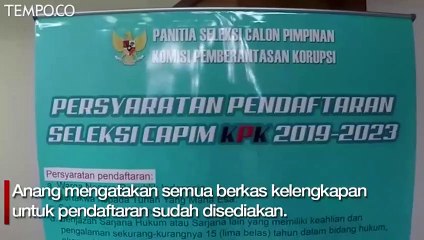 Komjen Anang Iskandar Ikuti Seleksi Calon Pimpinan KPK
